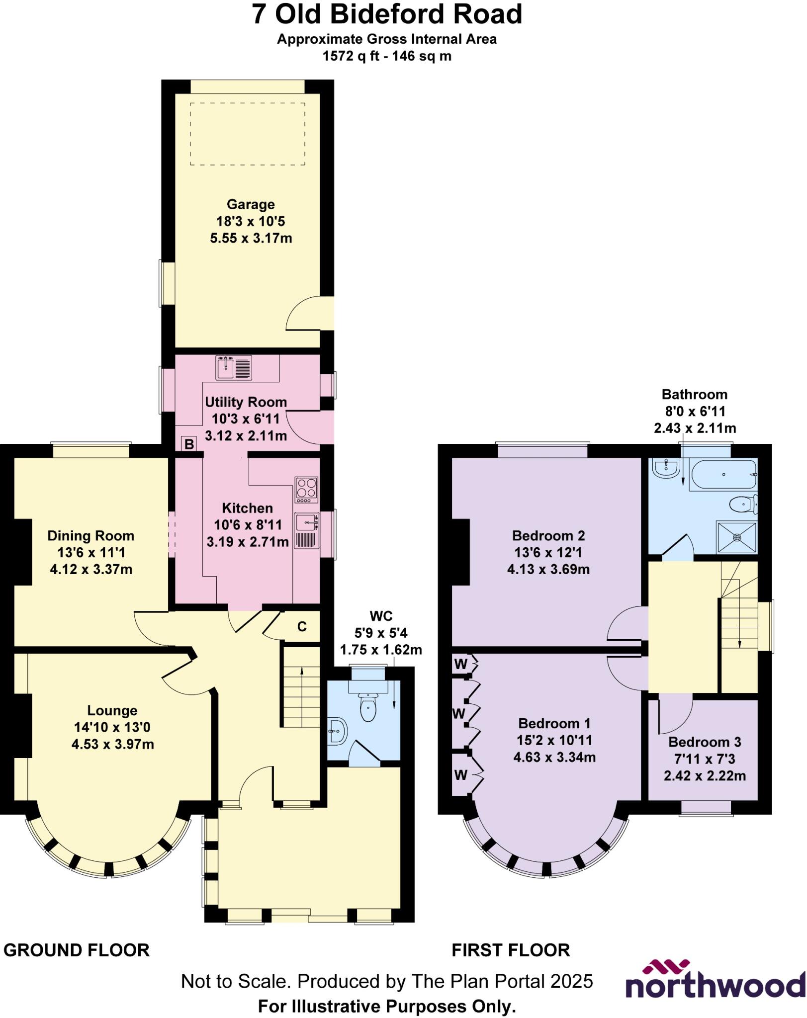 Old Bideford Road, Barnstaple, EX31 floorplan