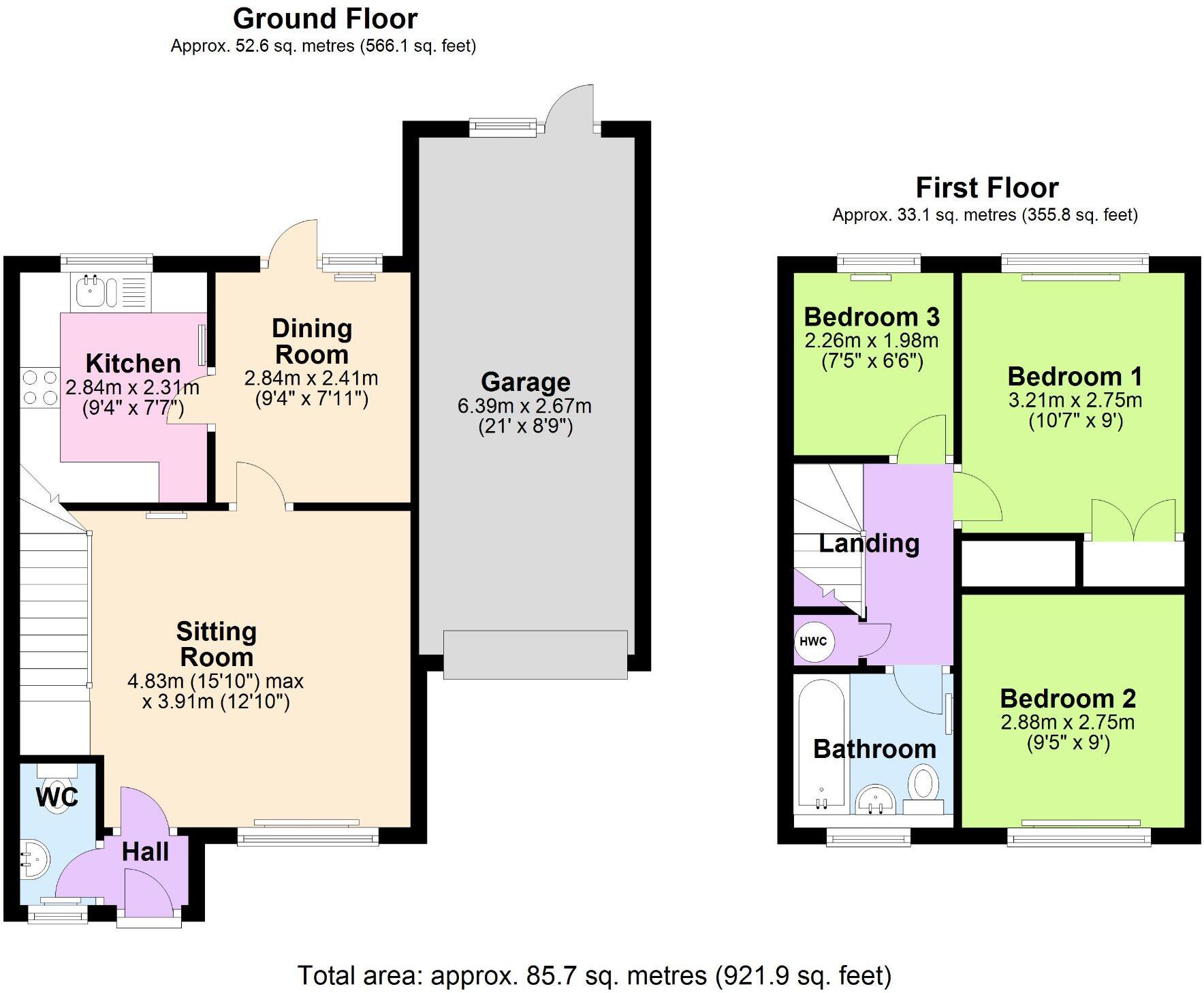 Fairfax Gate, Wheatley, OX33 floorplan