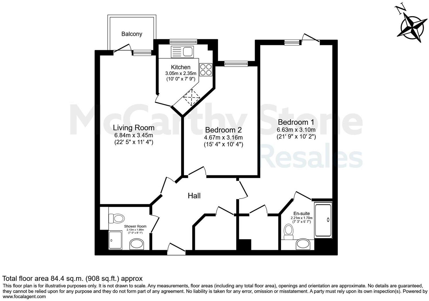 Jameson Gate, 3 Portobello High Street, Edinburgh floorplan