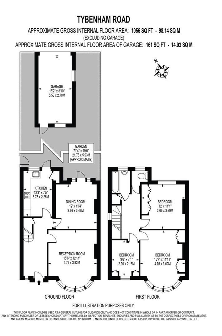 Tybenham Road, Merton Park, Wimbledon floorplan