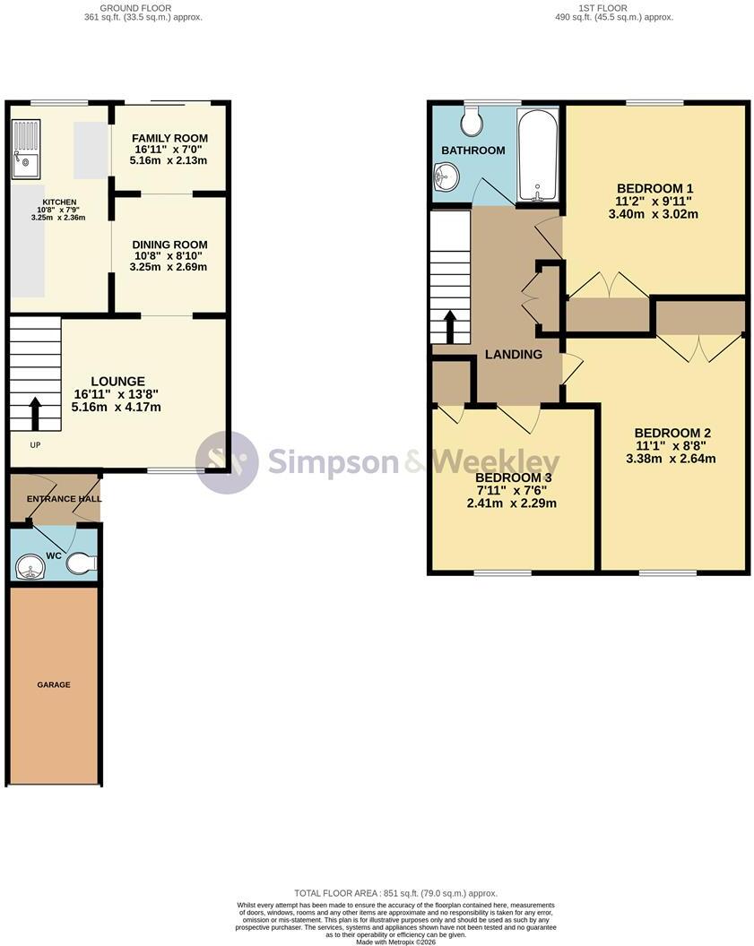 NN9 The Banks, Wellingborough floorplan