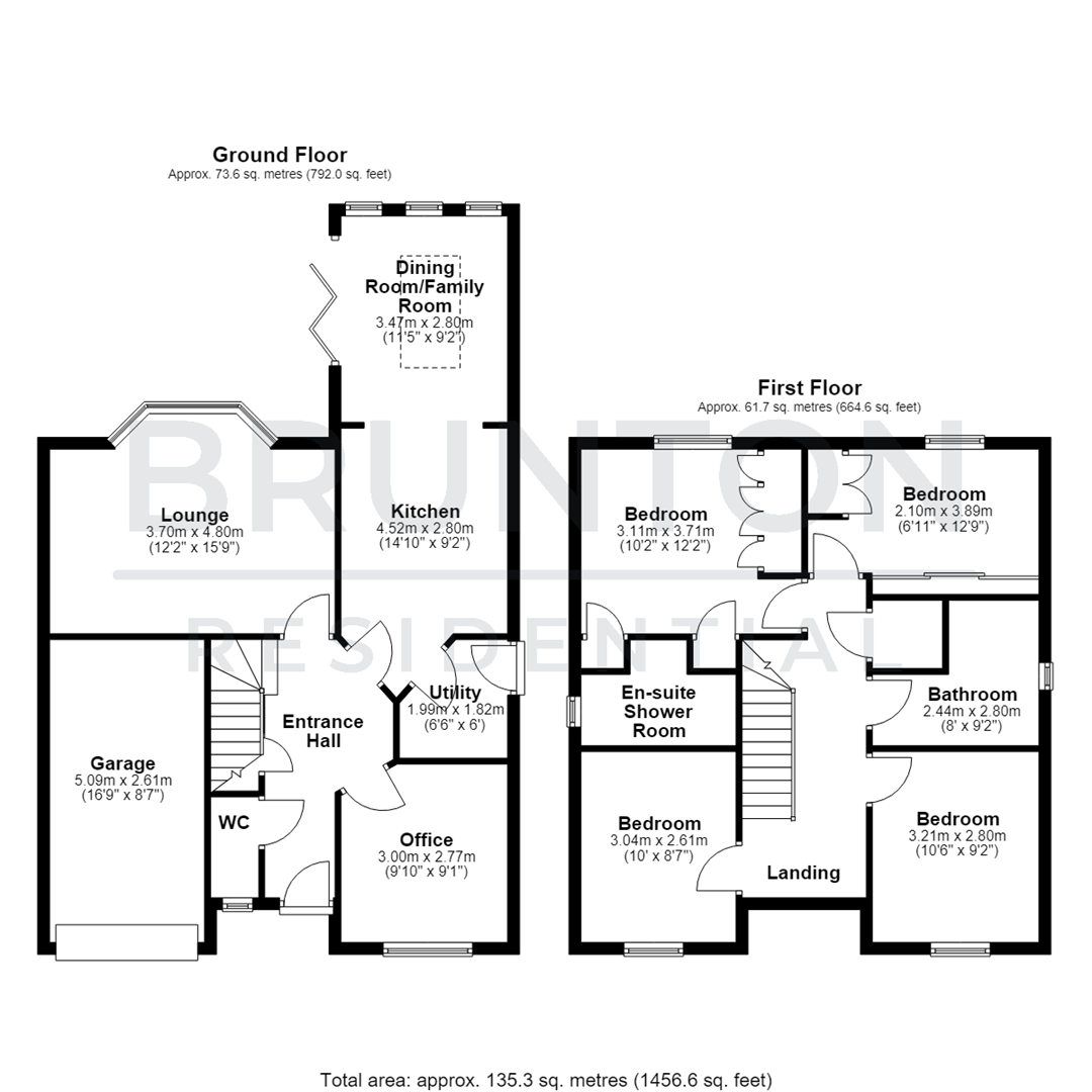 Burghley Gardens, Pegswood, Morpeth, NE61 floorplan