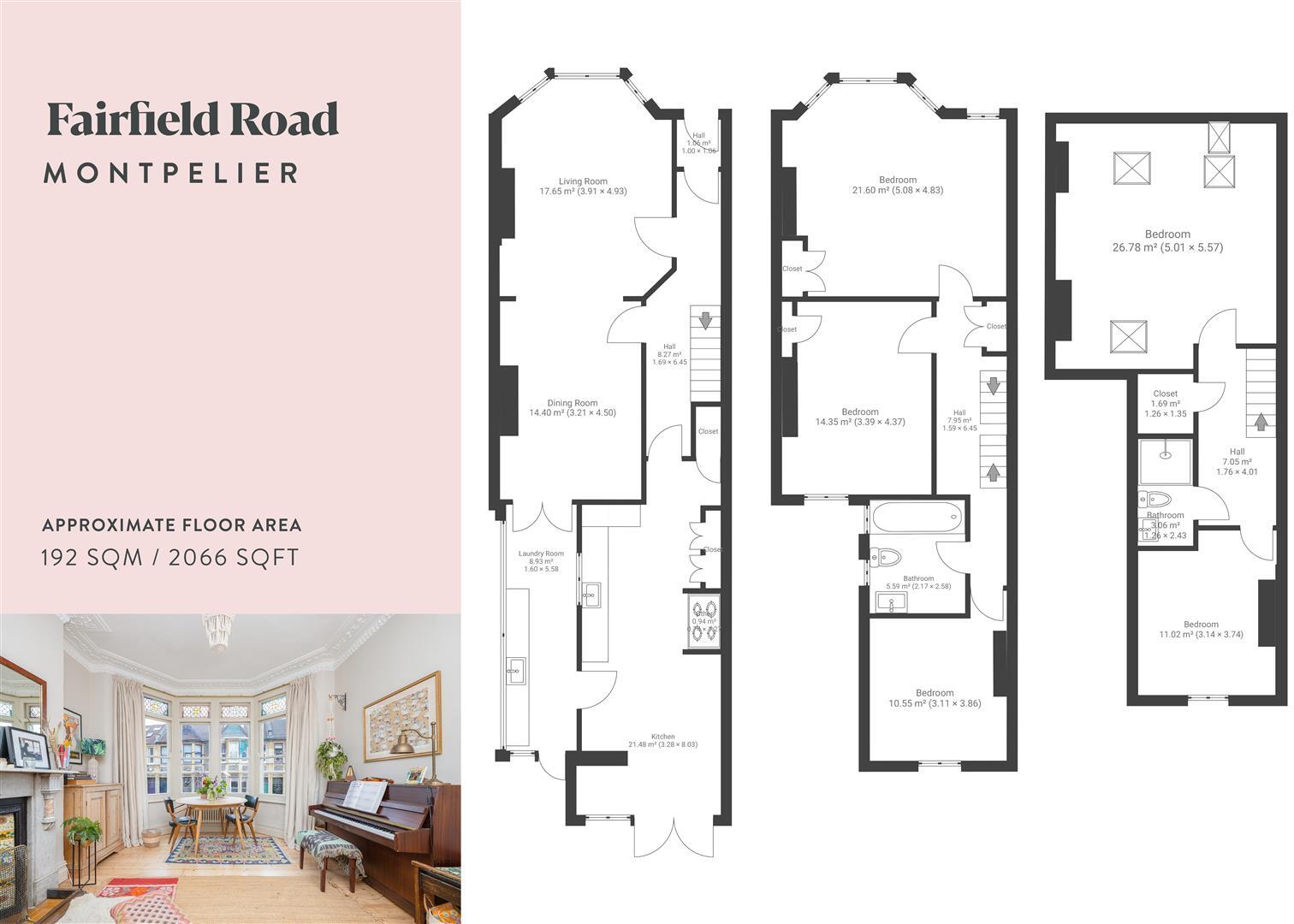 Fairfield Road, Montpelier floorplan