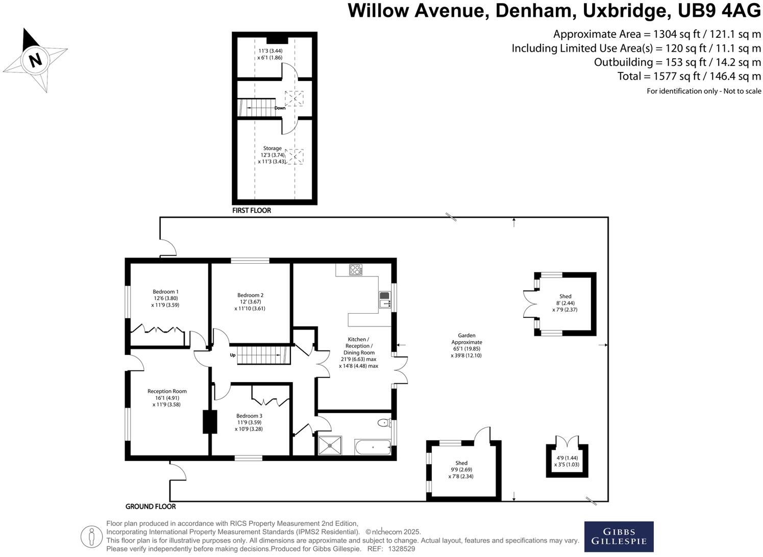 Willow Avenue, Denham, Uxbridge floorplan