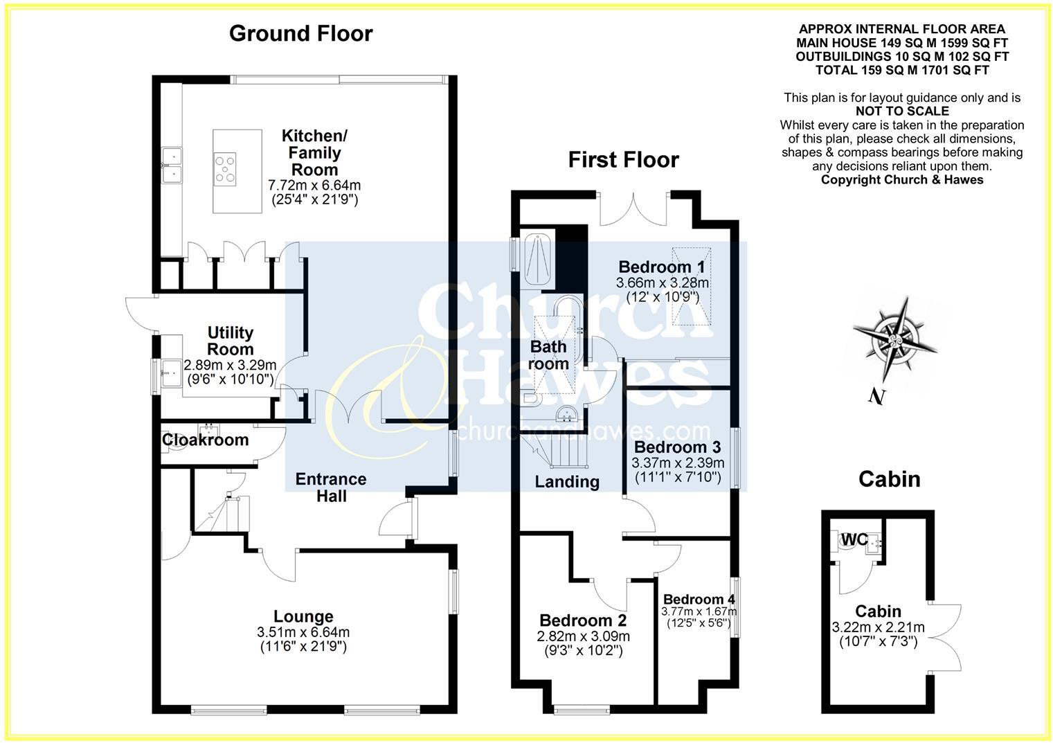 Southend Road, Howe Green floorplan