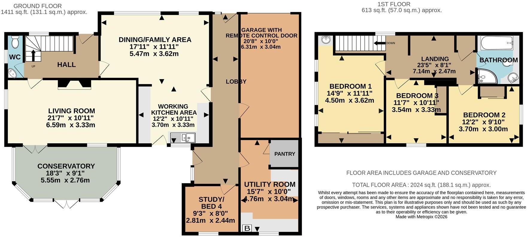 Fairfield Road, Isham, Kettering floorplan