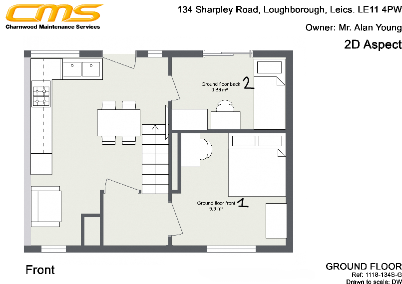 Sharpley Road, Loughborough floorplan
