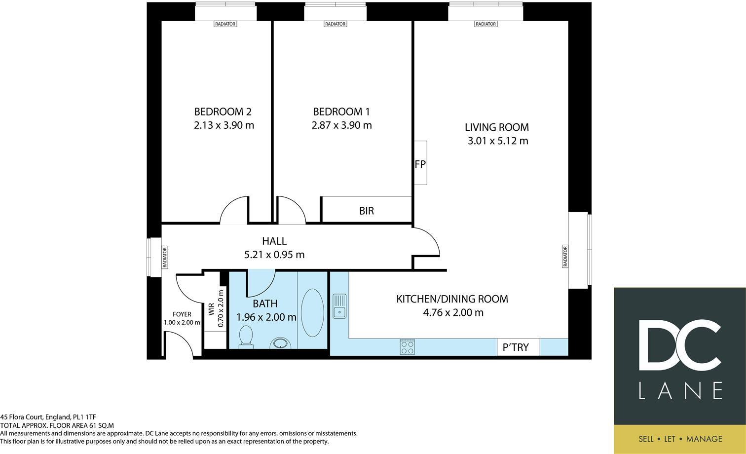 Flora Court, Plymouth floorplan