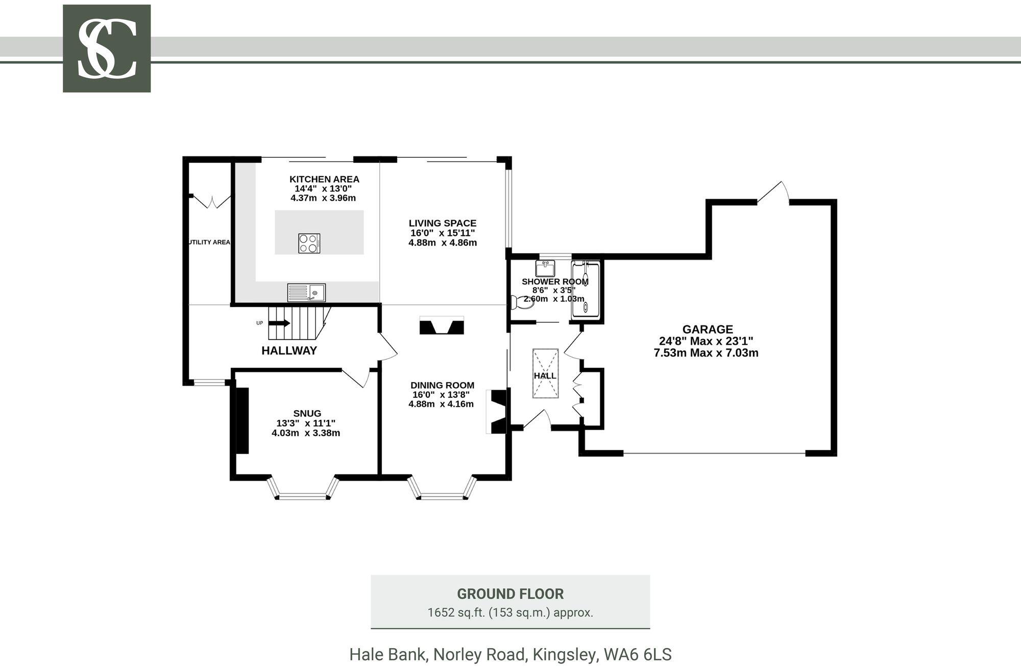 Hale Bank, Norley Road, Kingsley, WA6 6LS floorplan