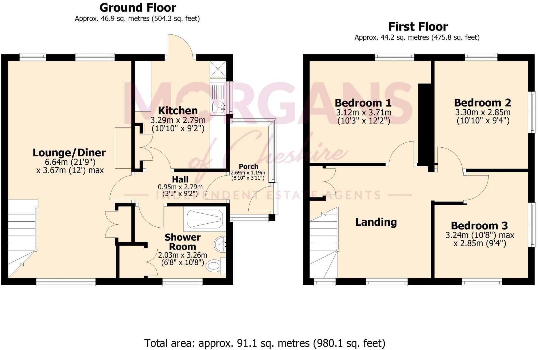 Firth Fields, Davenham, CW9 floorplan