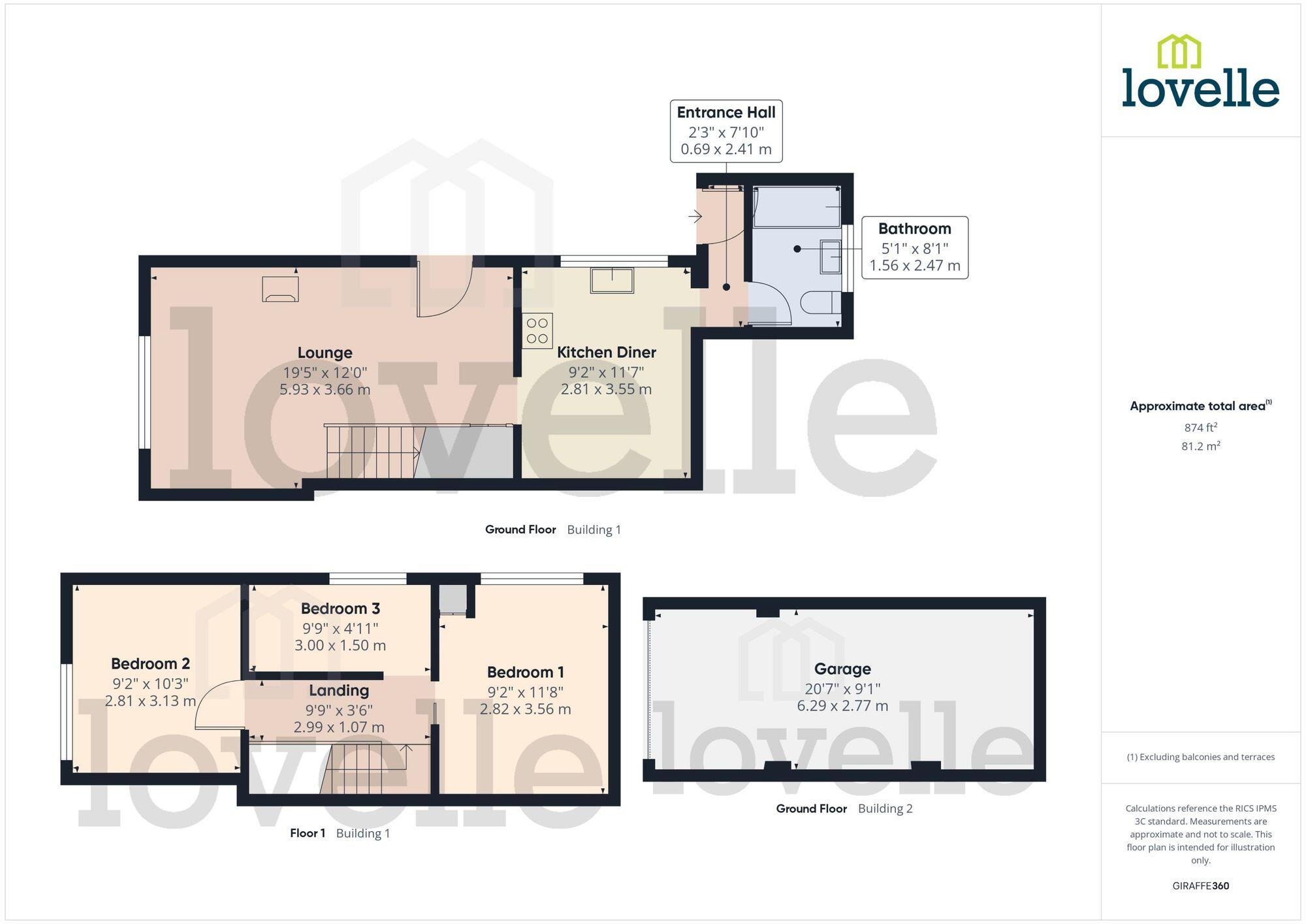 Prospect Place, Market Rasen, LN8 floorplan