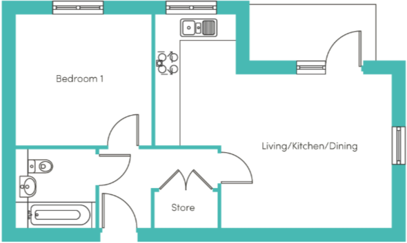 Cherrywood House, Hemel Hempstead, HP2 floorplan