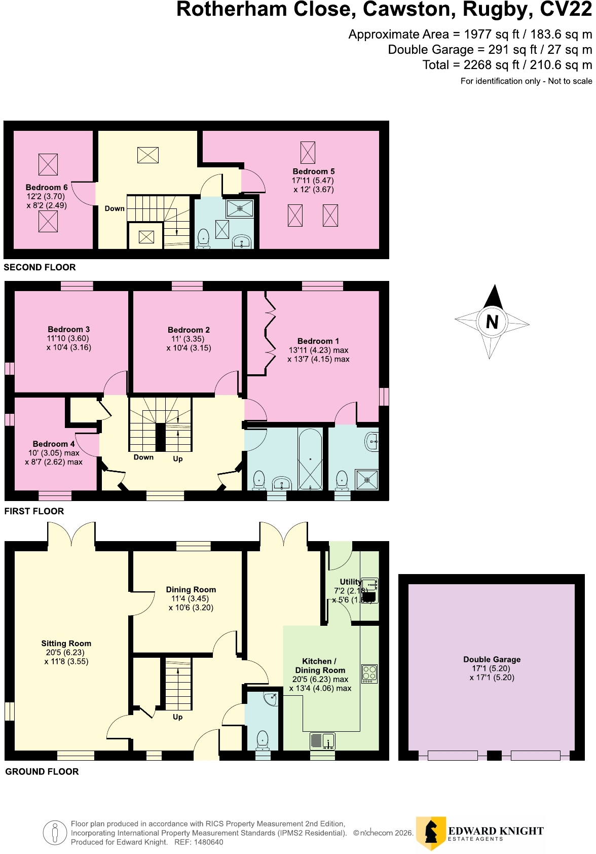 Rotherham Close, Cawston floorplan