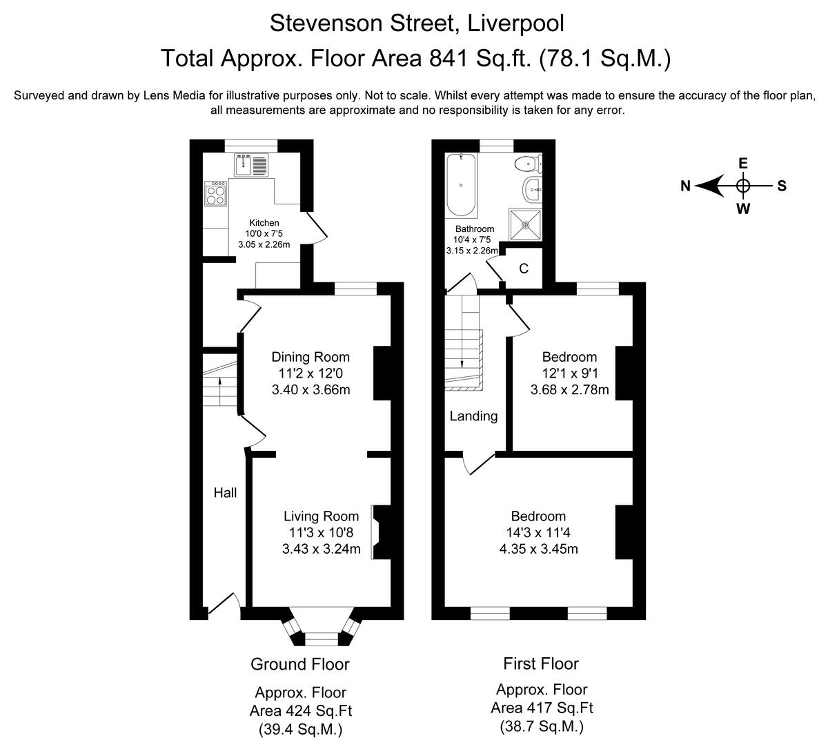 Stevenson Street, Liverpool, L15 floorplan