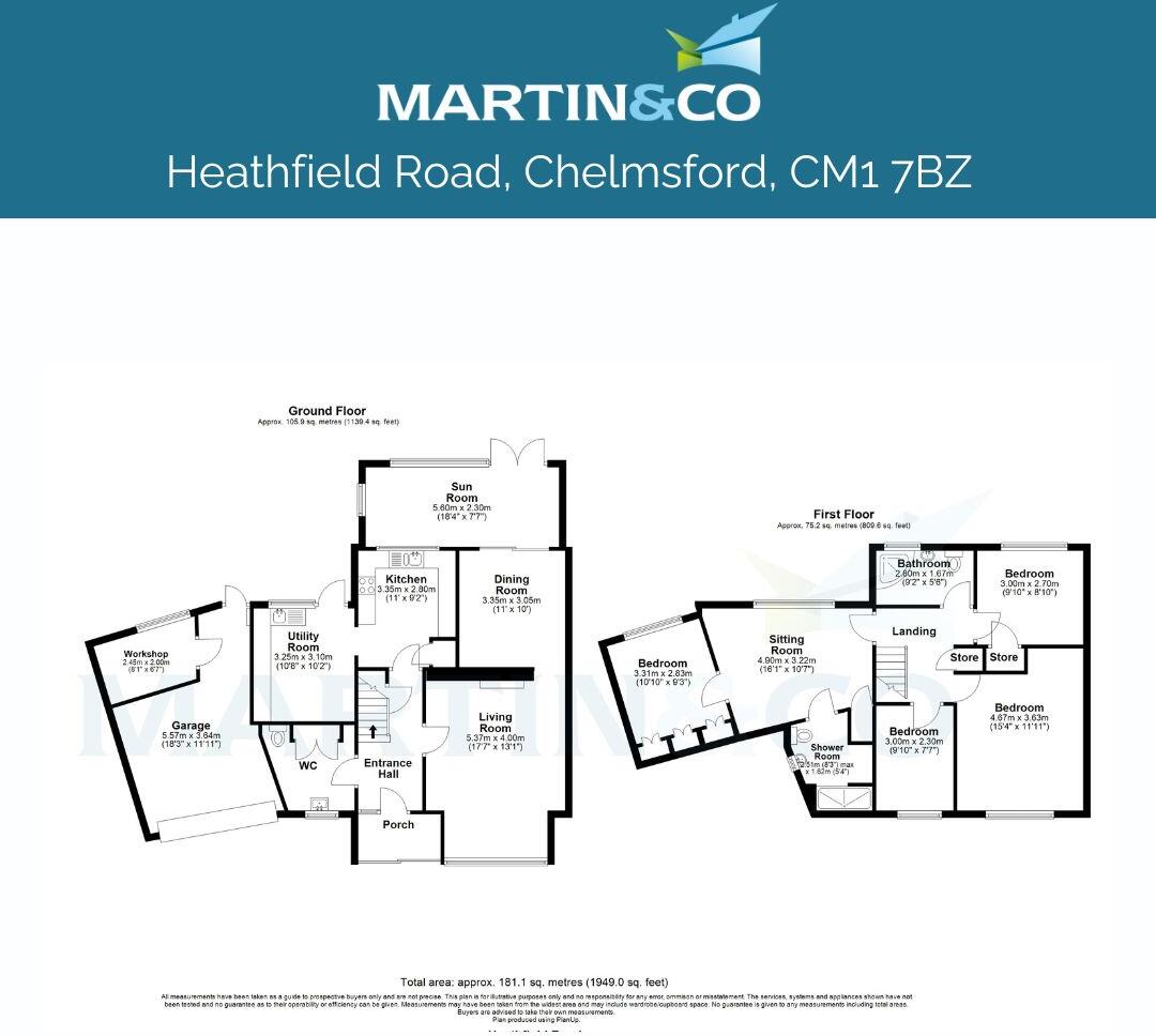 Heathfield Road, Chelmsford floorplan