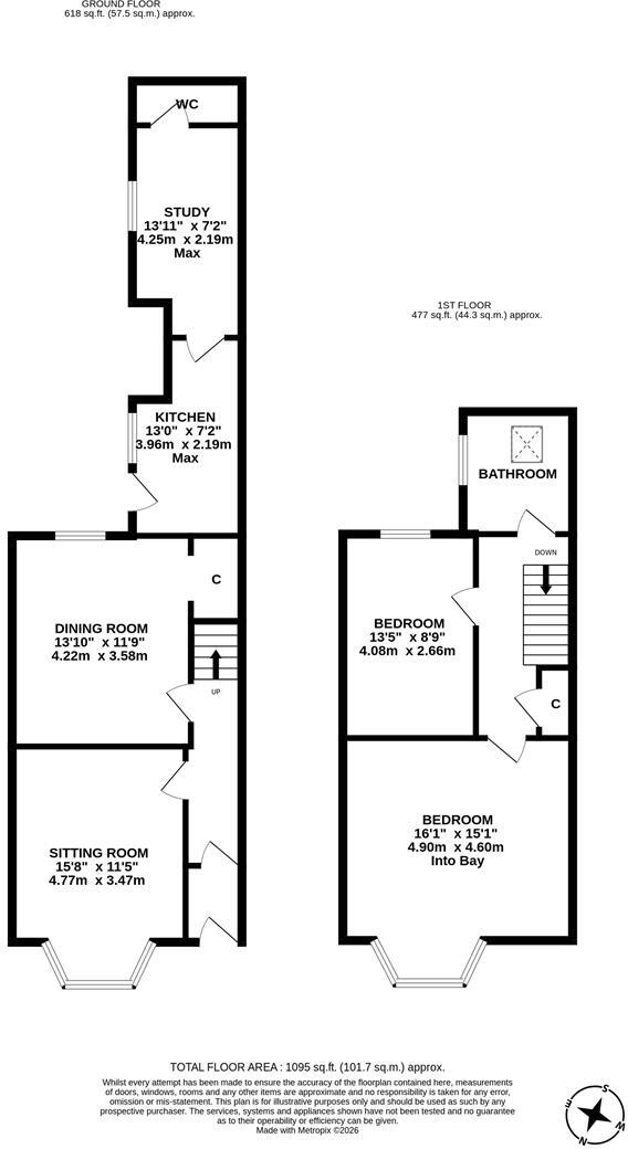 Wandsworth Road, Heaton, Newcastle upon Tyne floorplan