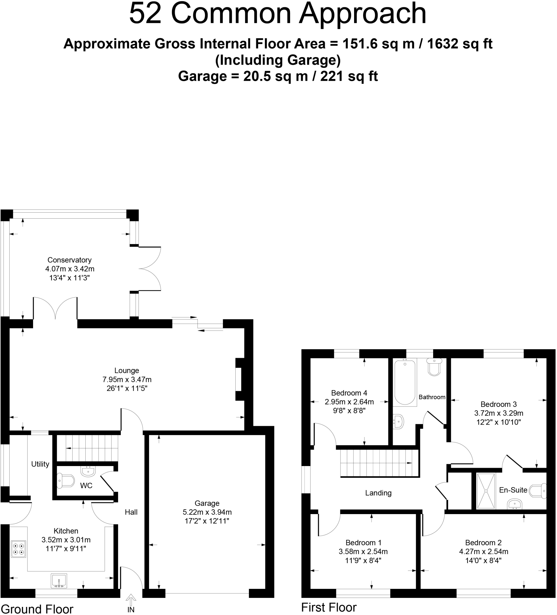 Common Approach, Thundersley, Benfleet floorplan