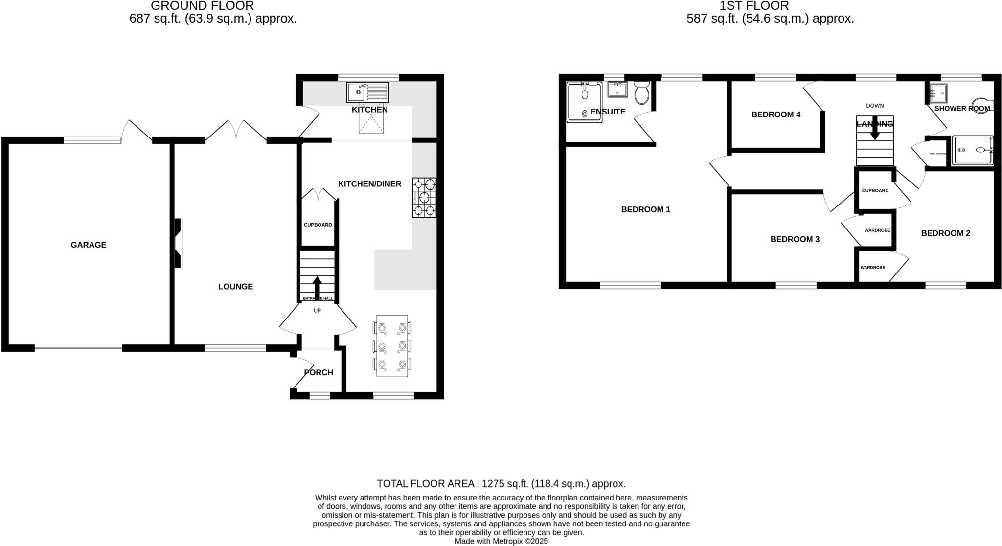 Nursery Gardens, Chard, Somerset, TA20 floorplan