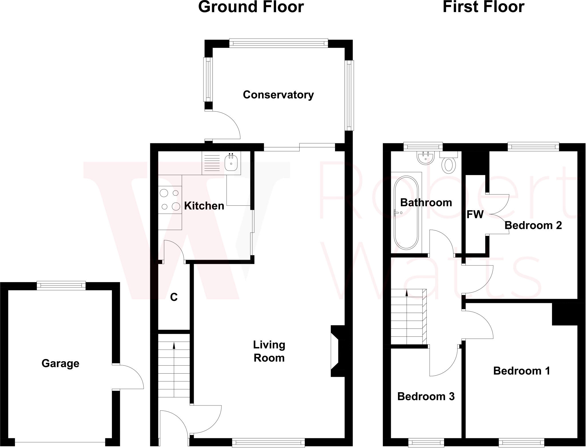 Wyke Lane, Wyke, Bradford, West Yorkshire, BD12 floorplan
