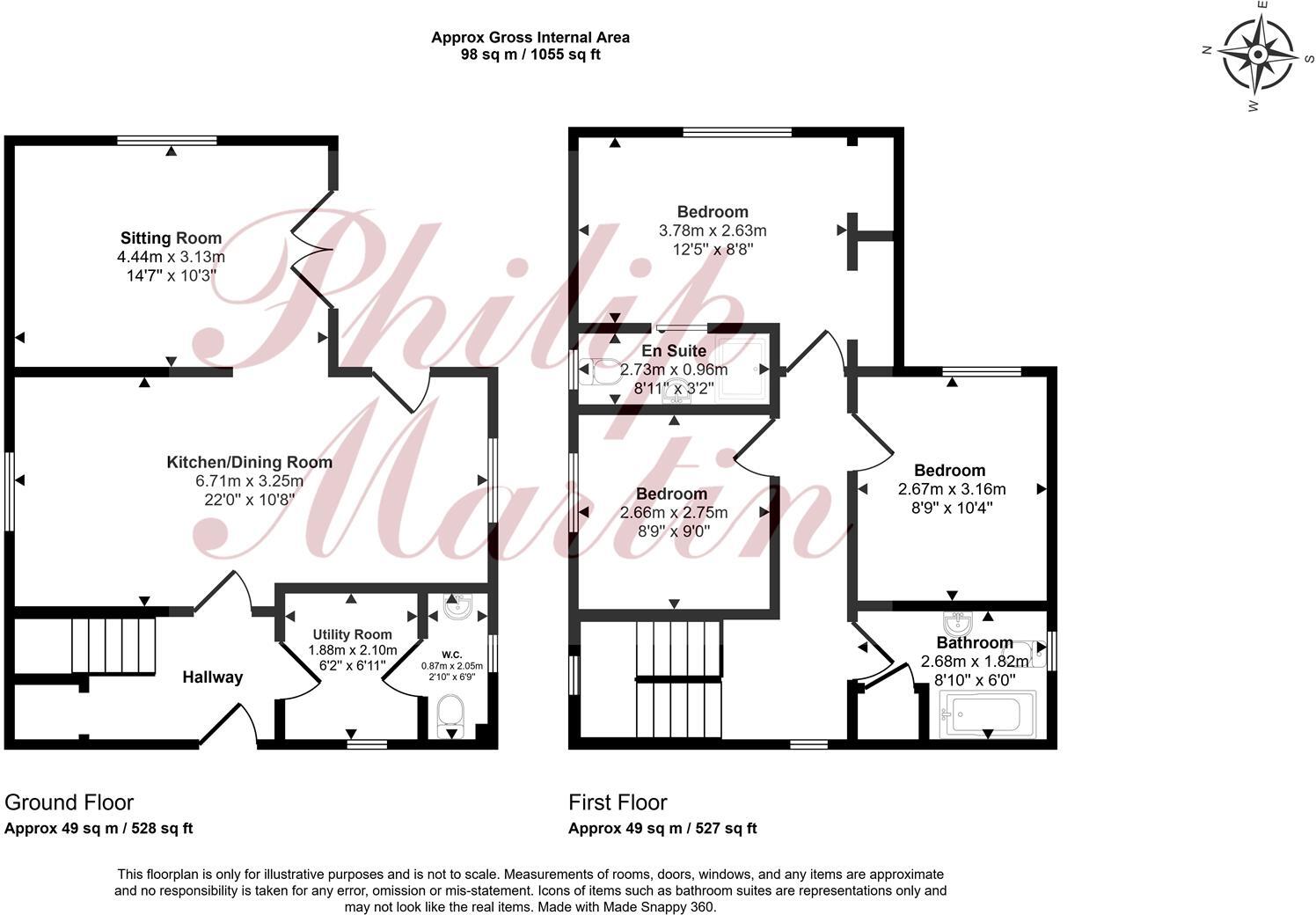 Black Cross, Newquay floorplan