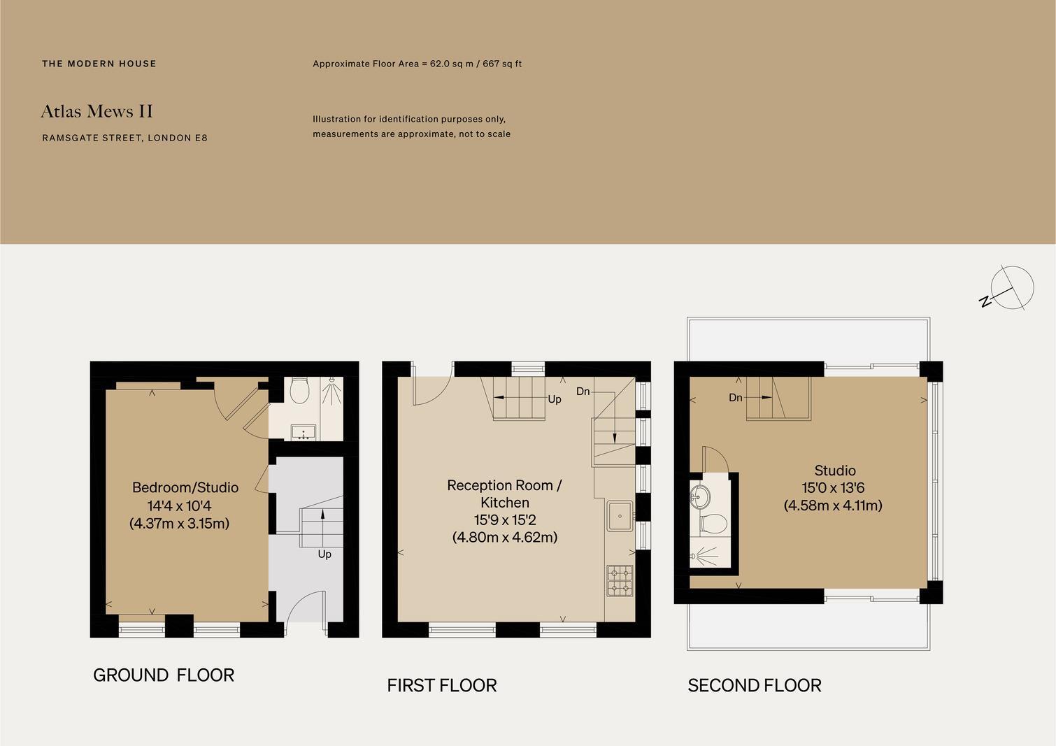 London, E8 floorplan