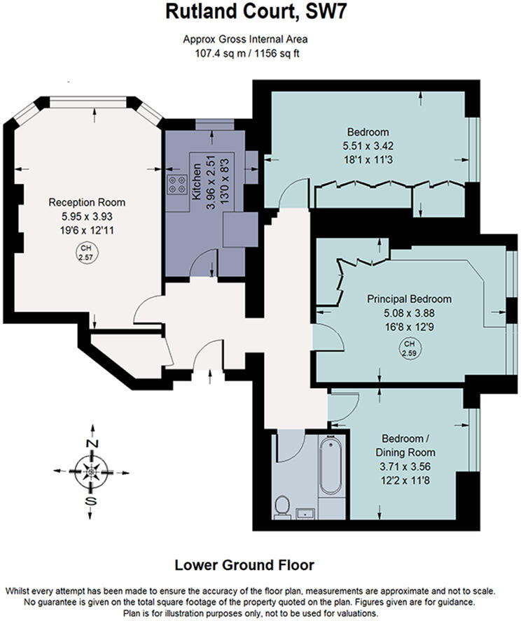 Rutland Court, Rutland Gardens, London, SW7 floorplan