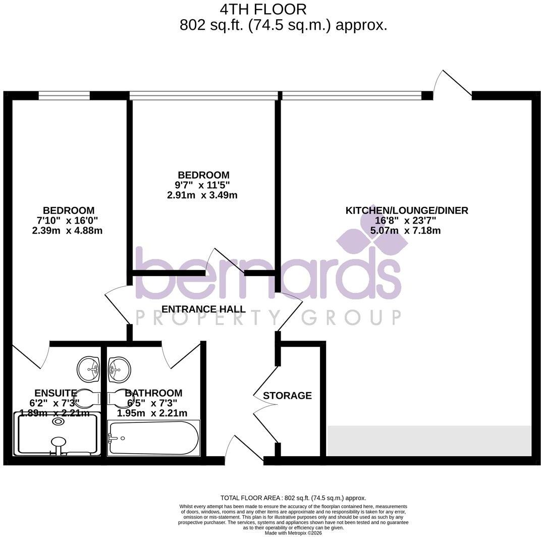 Palmerston Road, Southsea floorplan