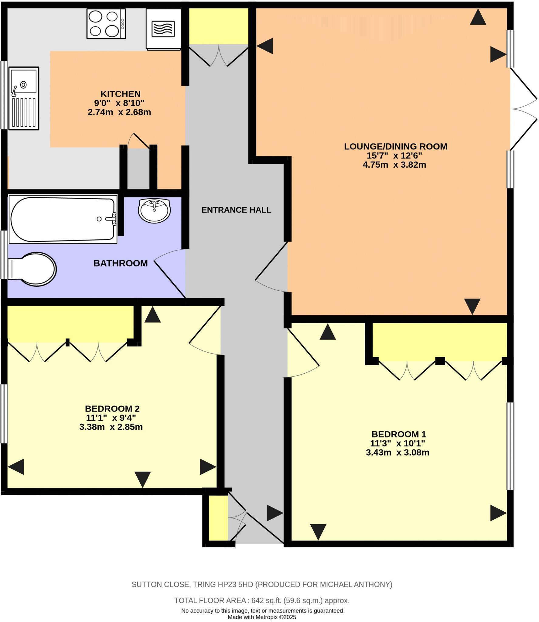 Sutton Close, Tring floorplan