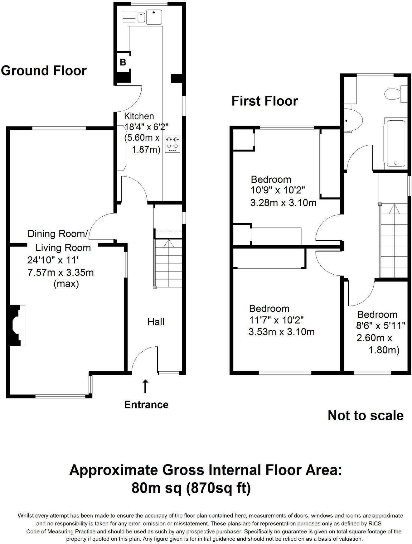 Molesey Close, Hersham, KT12 floorplan