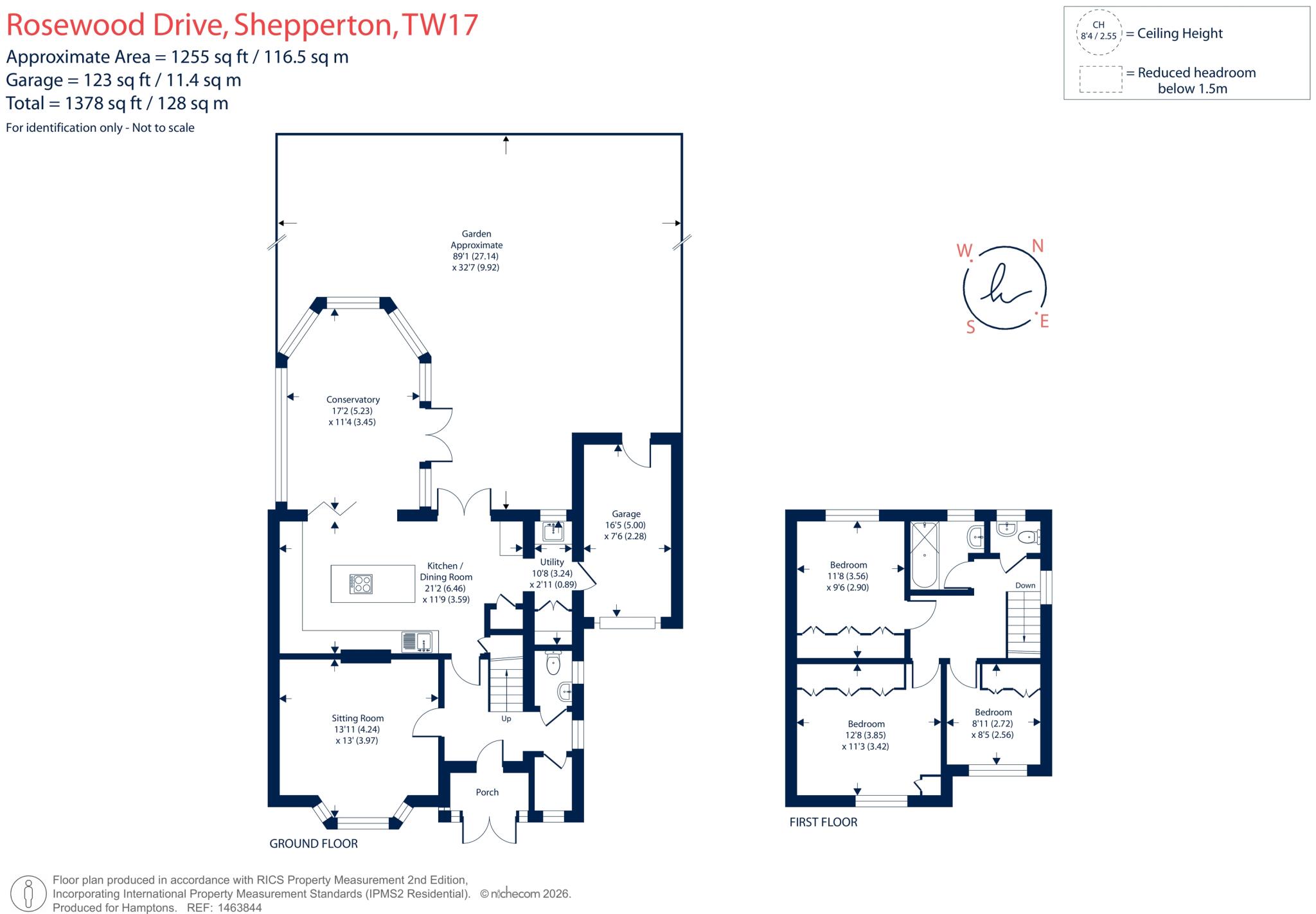 Rosewood Drive, Shepperton, TW17 floorplan