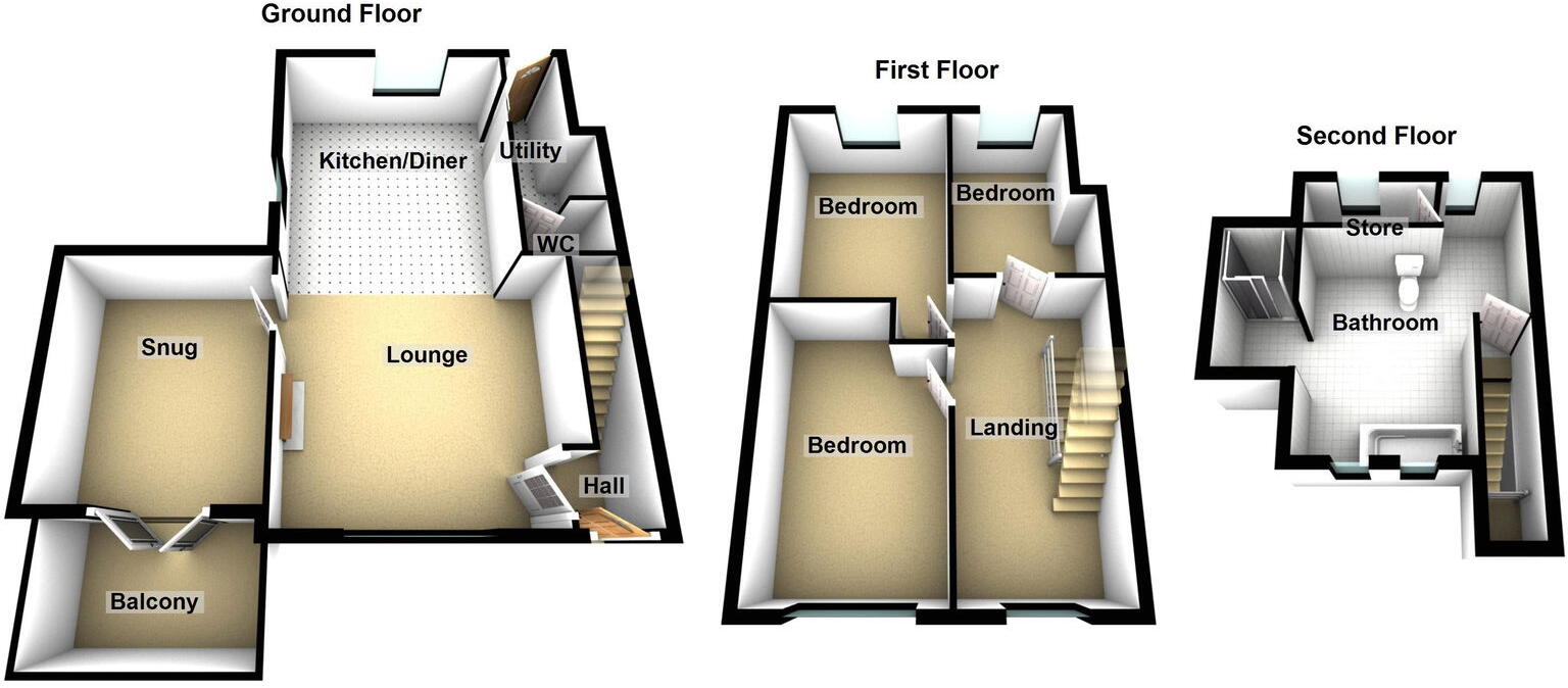 Lowerfields, Dobcross, Saddleworth floorplan