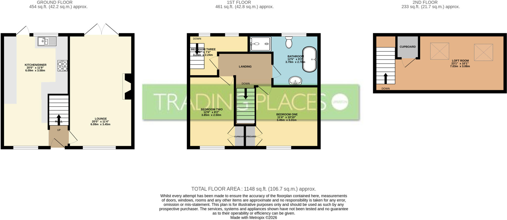Wychelm Road, Partington, M31 4FW floorplan