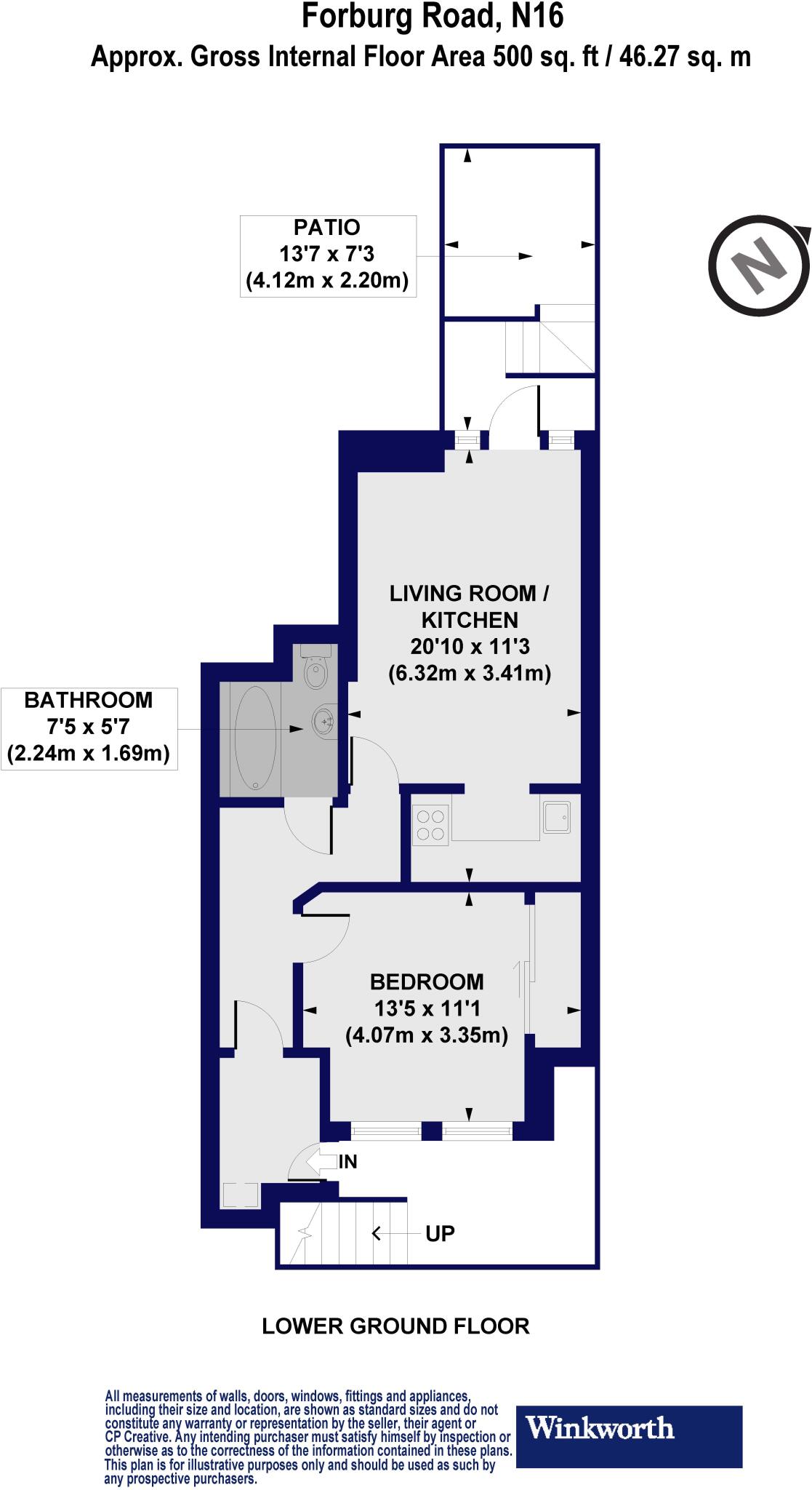 Forburg Road, London, N16 floorplan