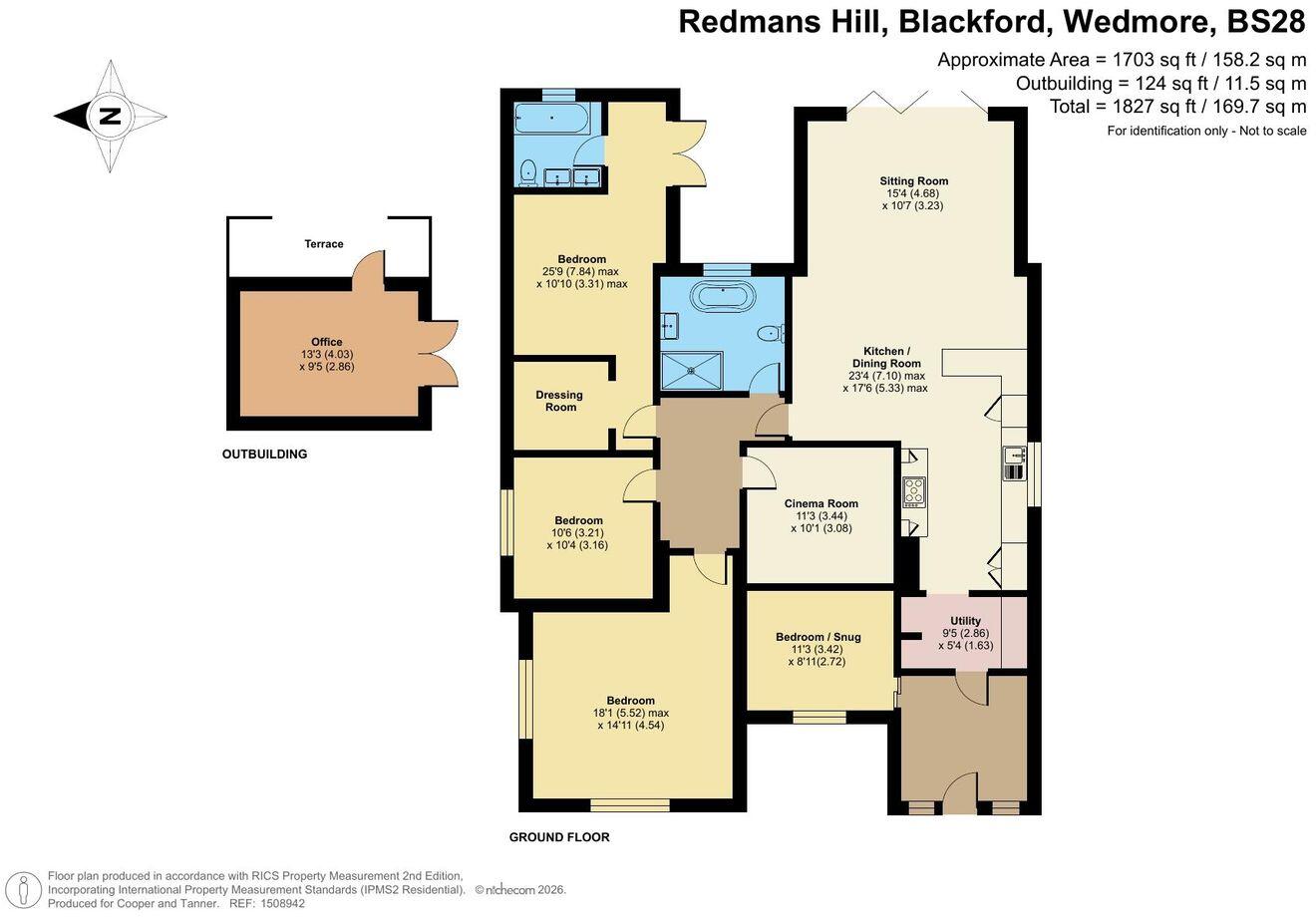 Redmans Hill, Blackford, Wedmore, BS28 floorplan
