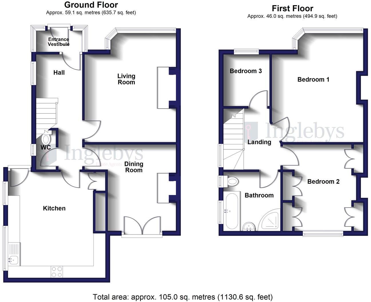 West Park Avenue, Loftus, Saltburn-By-The-Sea floorplan