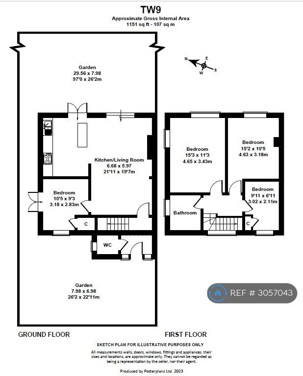 Richmond, Richmond, TW9 floorplan