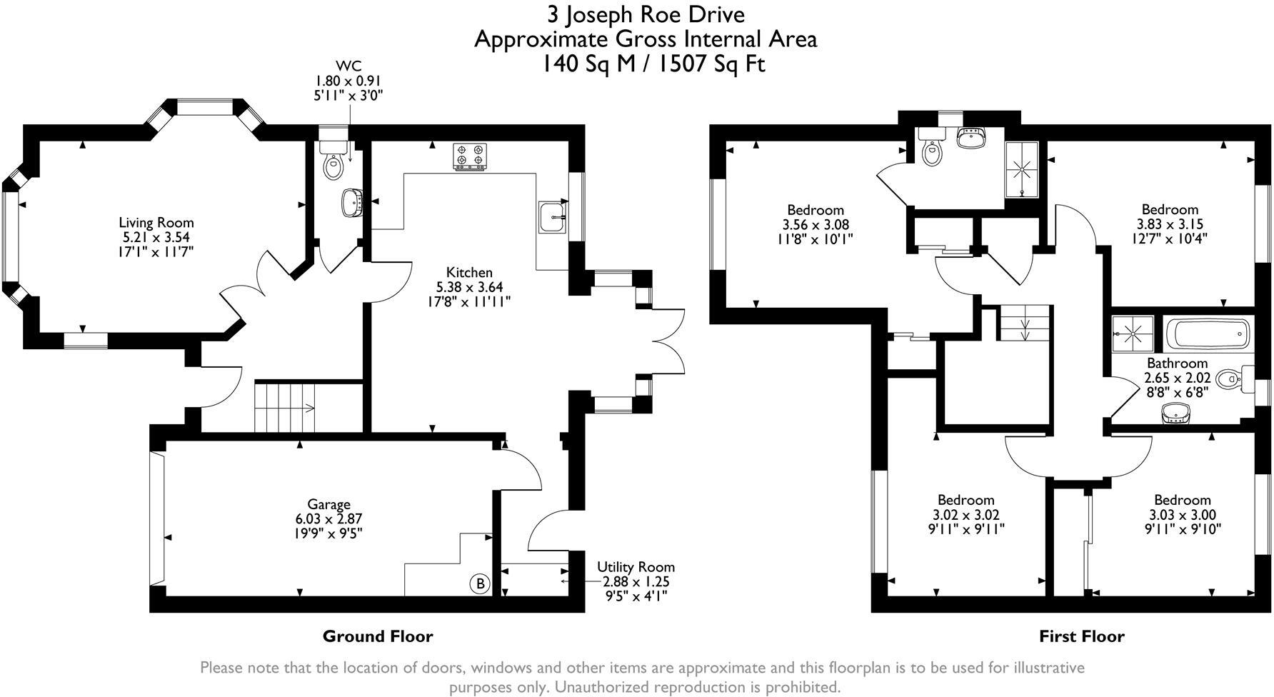 Joseph Roe Drive, Crich floorplan