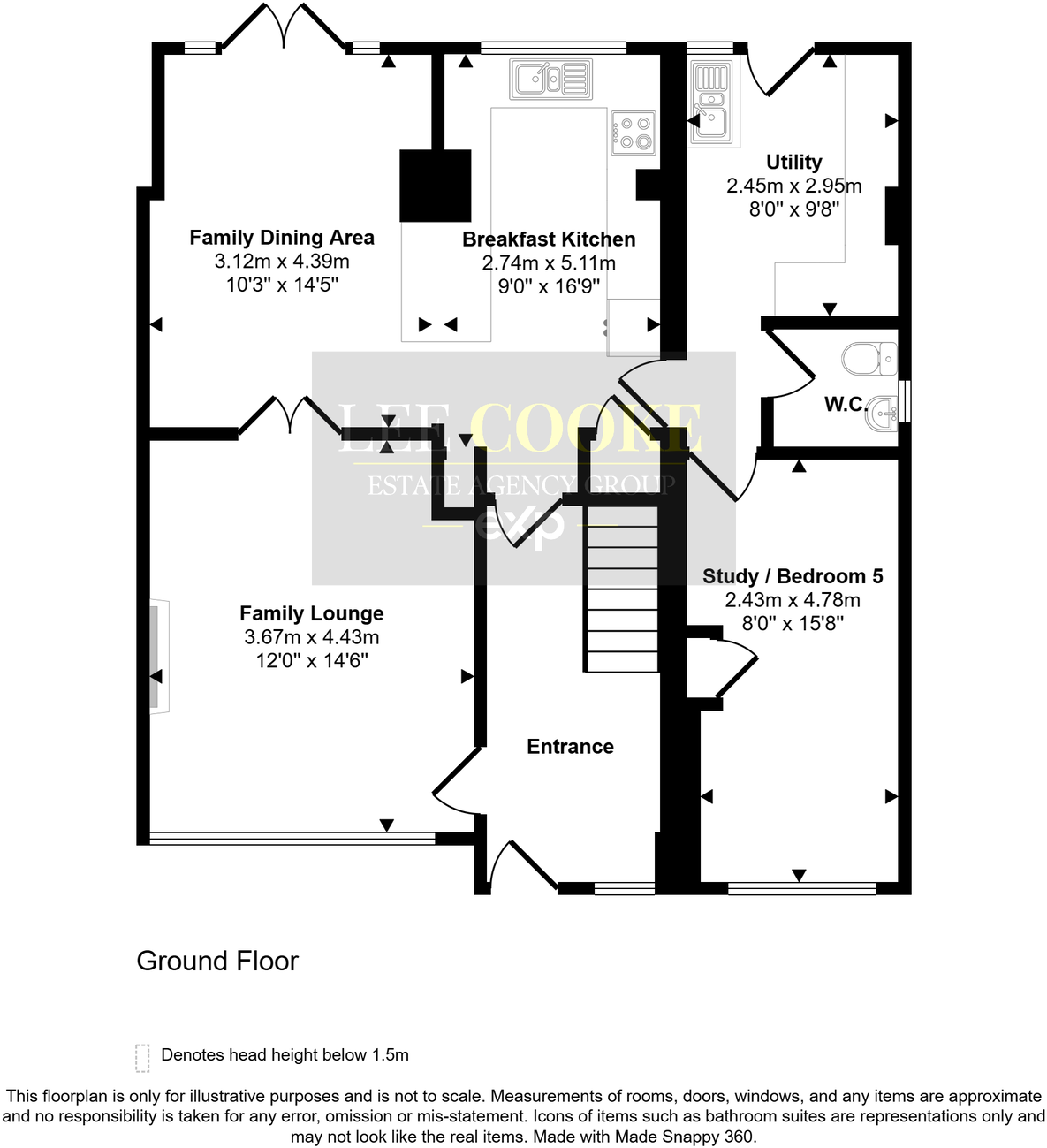 Kempton Drive, Great Wyrley, Walsall, WS6 6DE floorplan