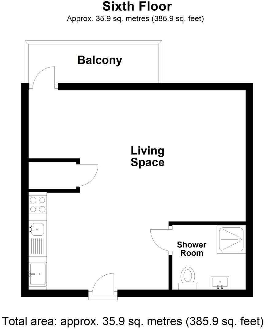 Panorama Apartments, Uxbridge floorplan