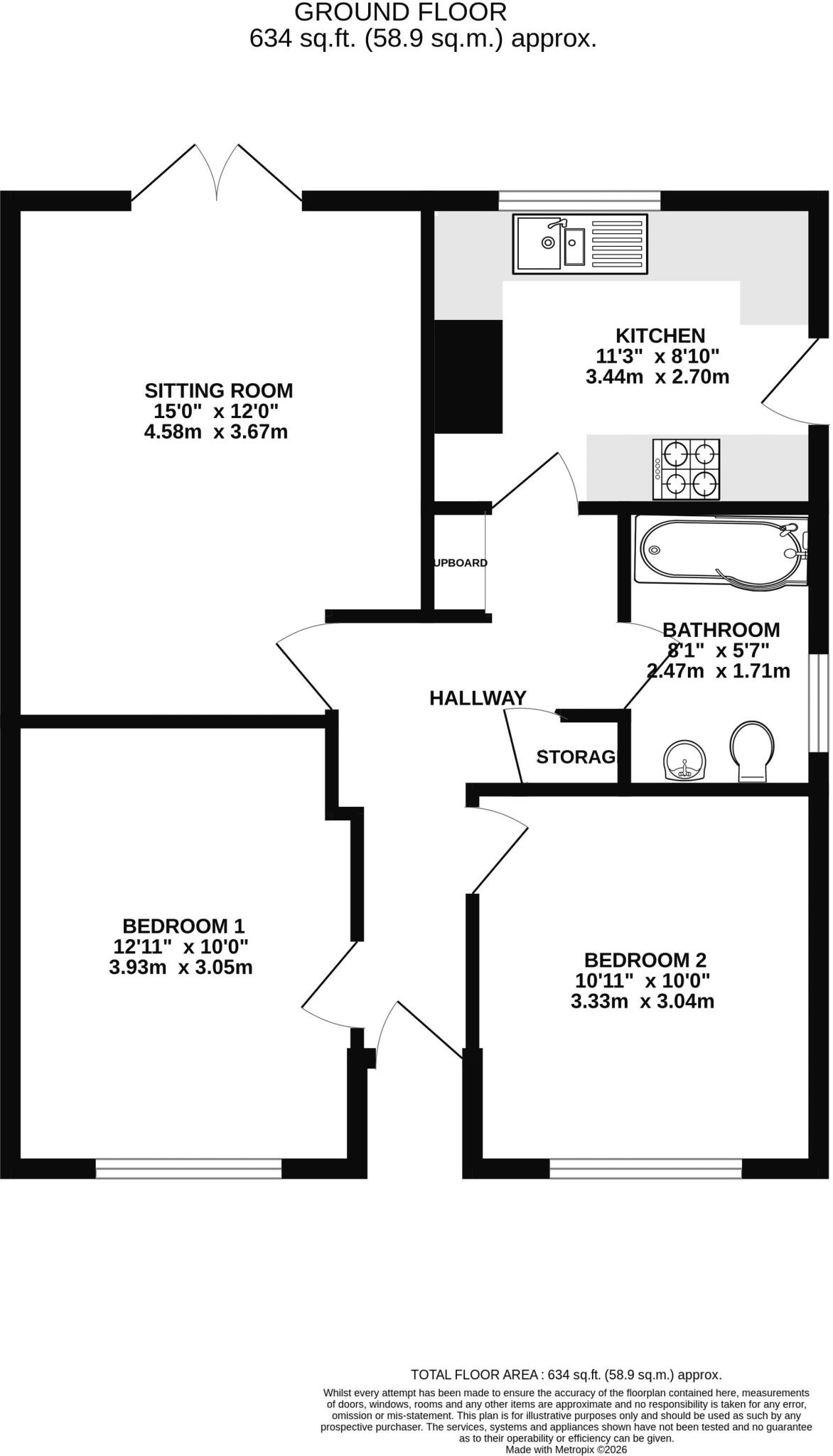 Trelawn Close, St Georges - GREAT VALUE  floorplan