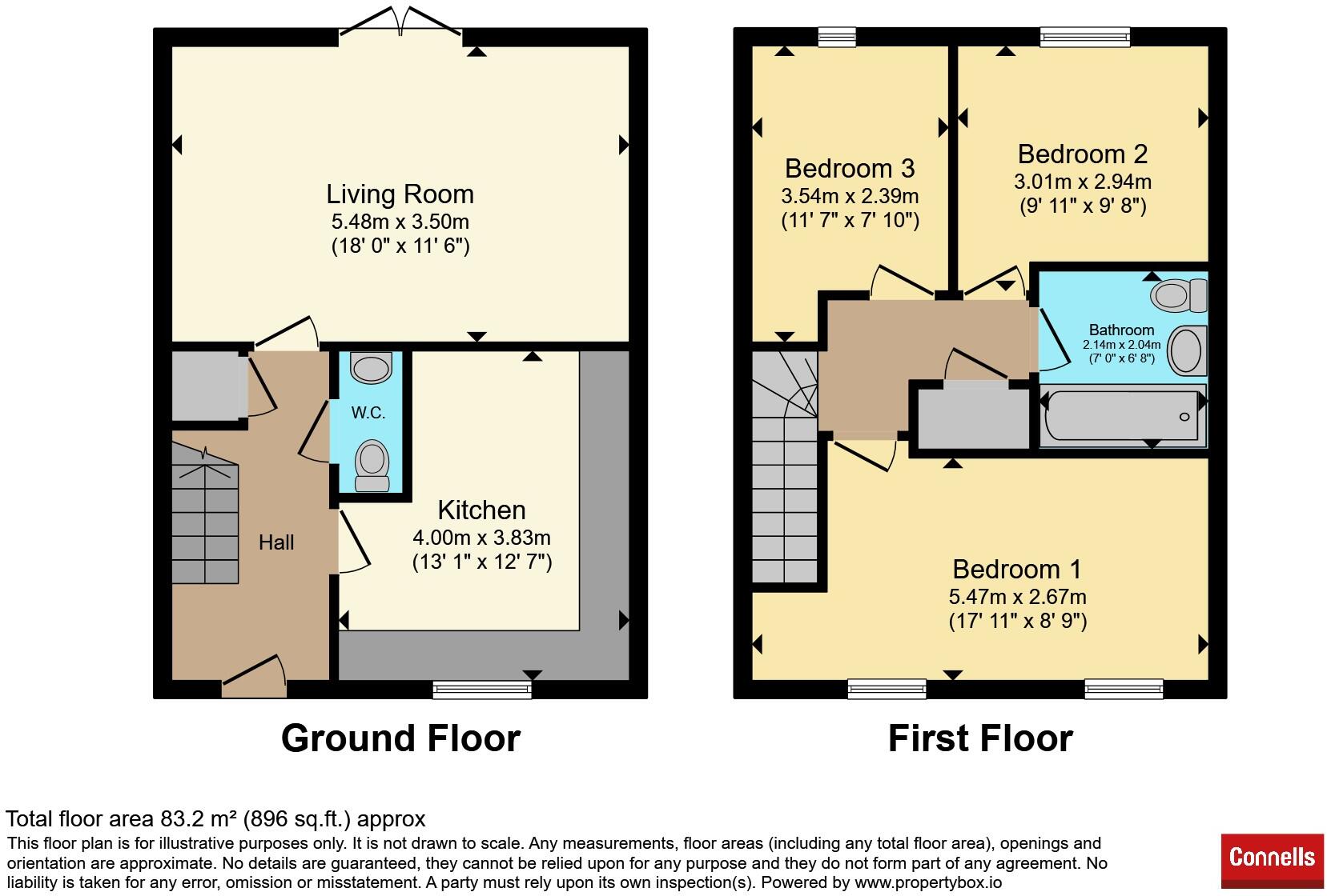 Robert Darry Close, Sudbury floorplan