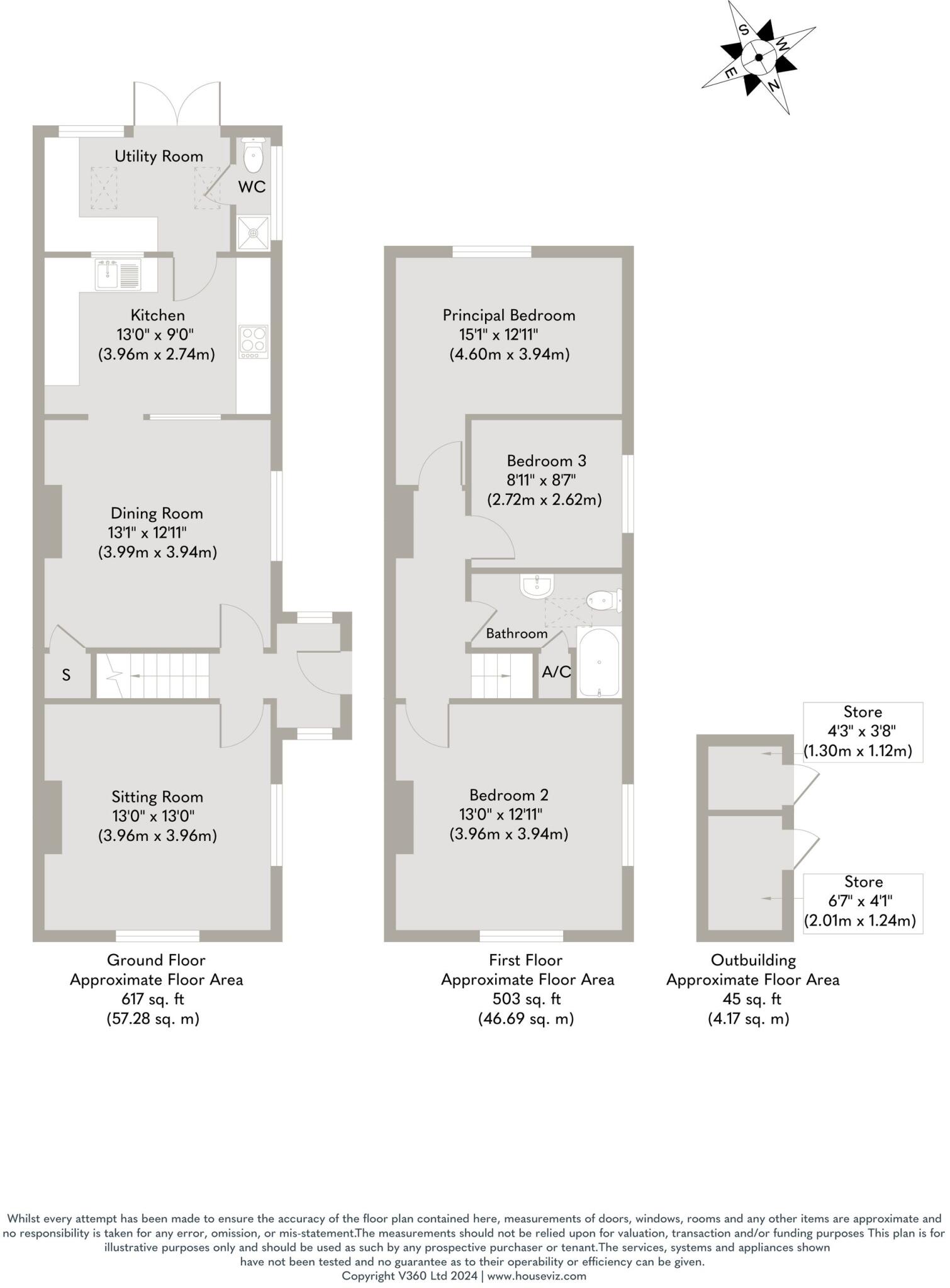 Rare Opportunity with Charming Cottages in Hempnall floorplan