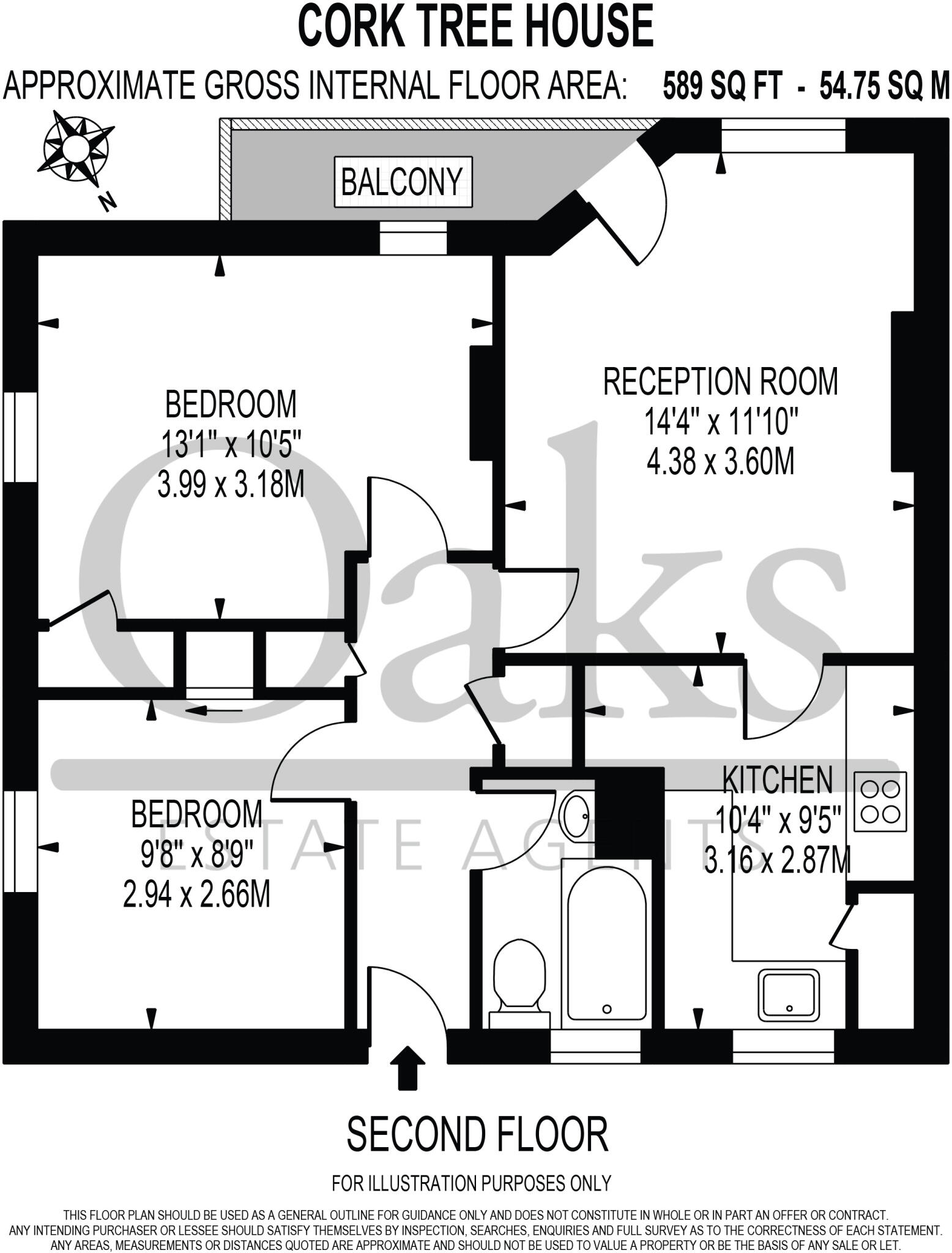 Cork Tree House, Lakeview Road floorplan