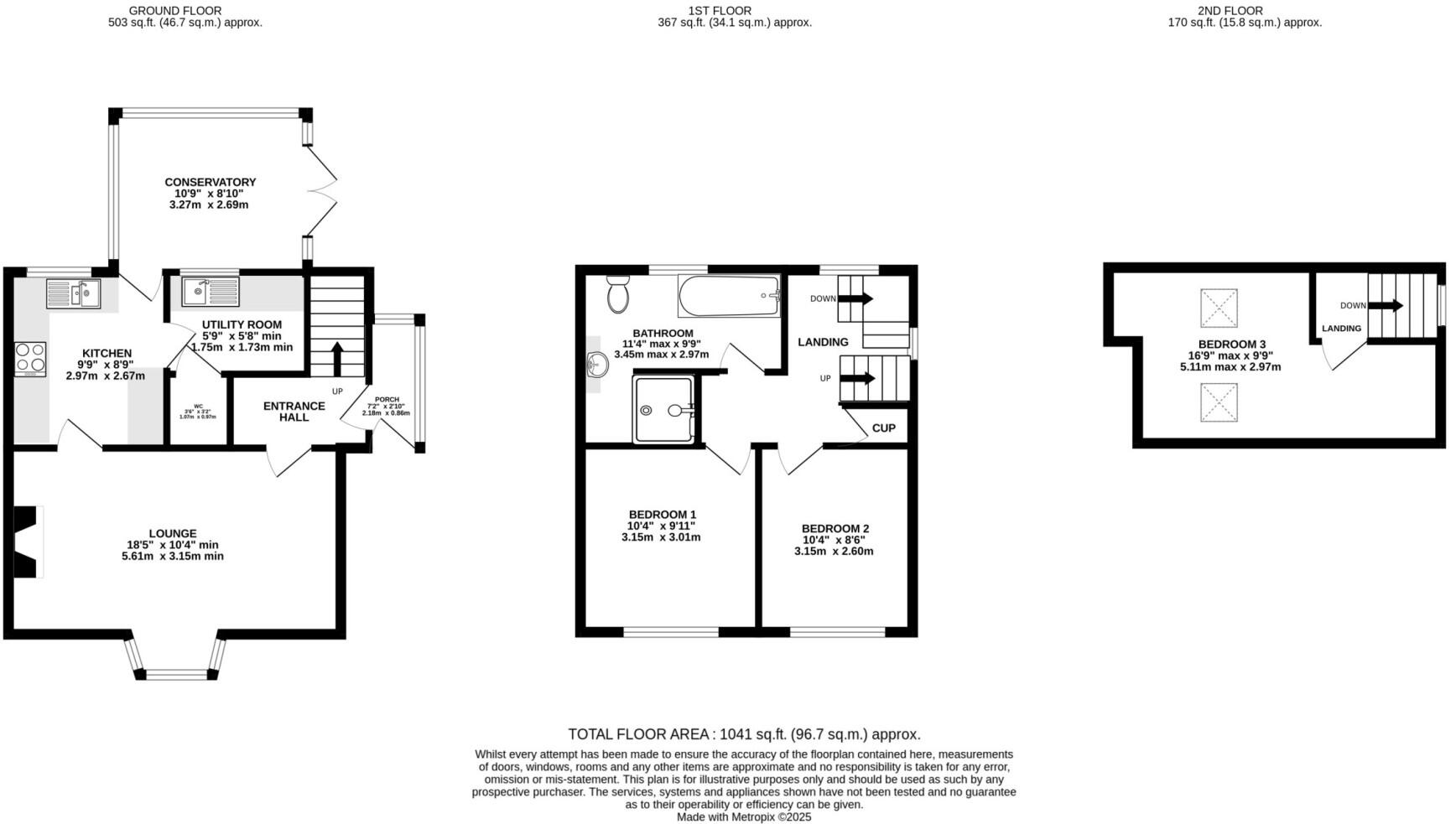 34 Auburn Road, Onchan, IM3 1LW floorplan