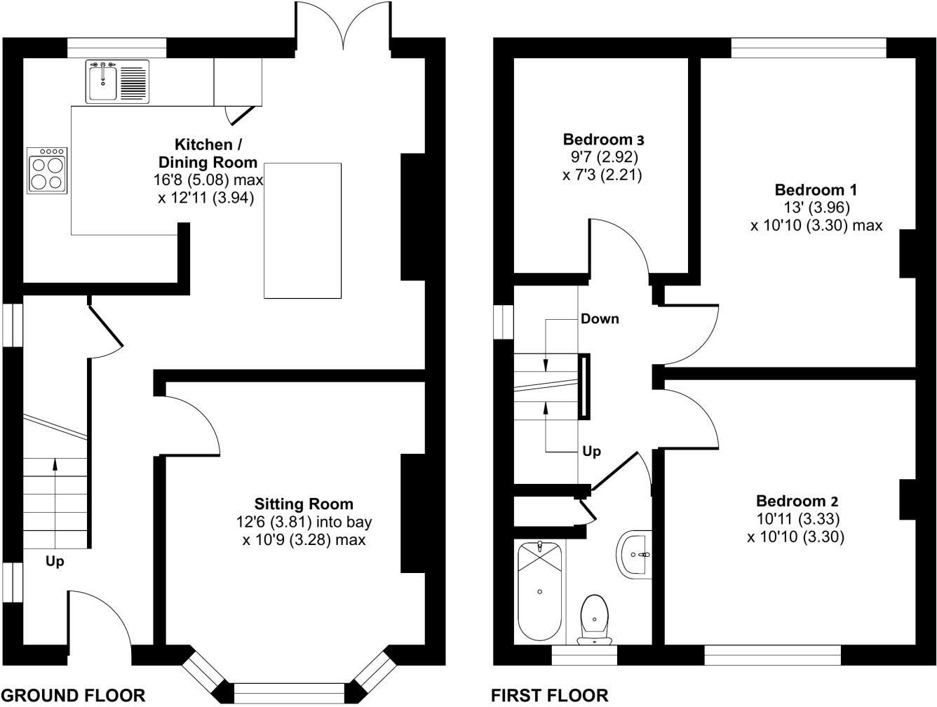 College Road, Woolston floorplan