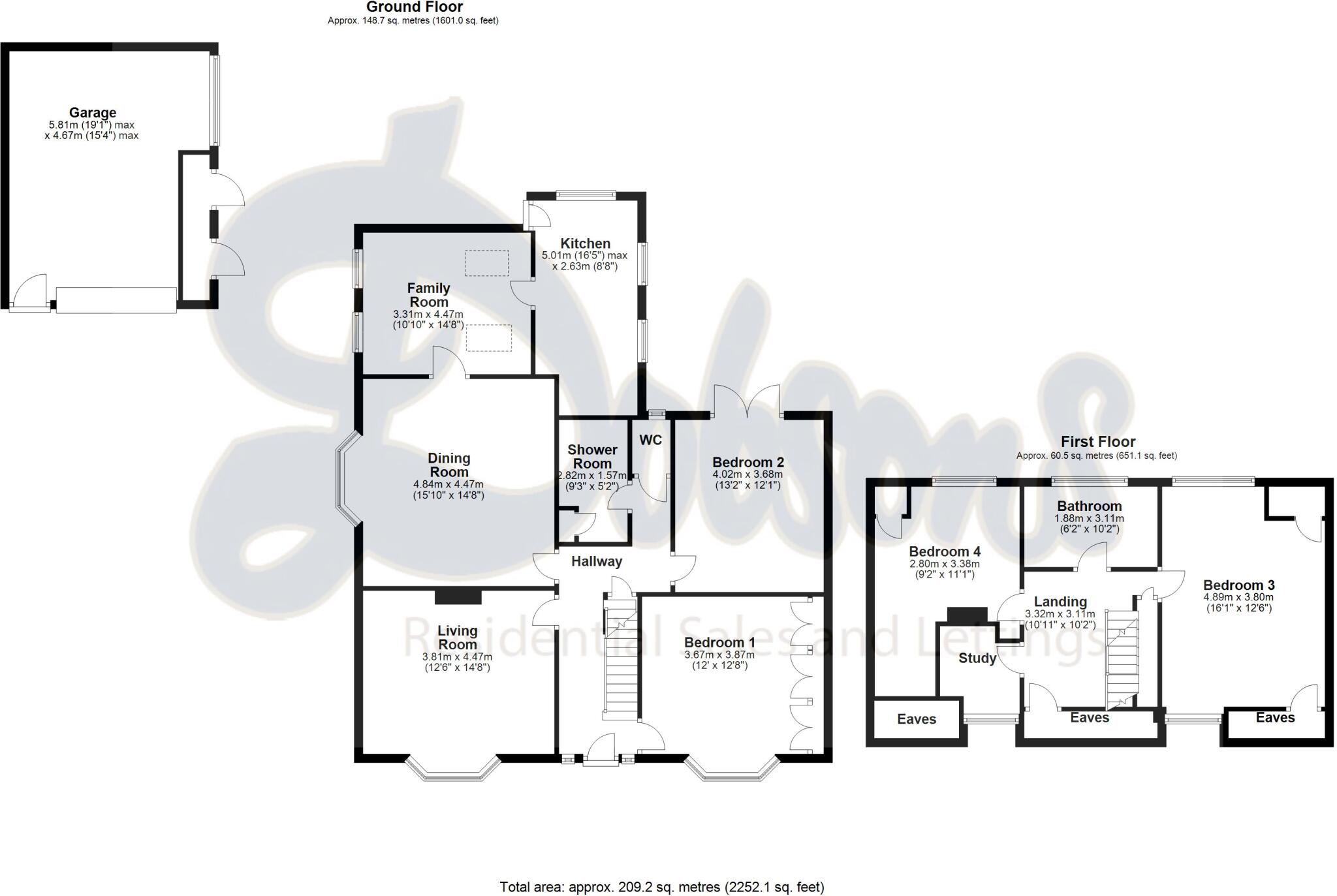 Whinfell Road, Darras Hall, Ponteland, NE20 floorplan