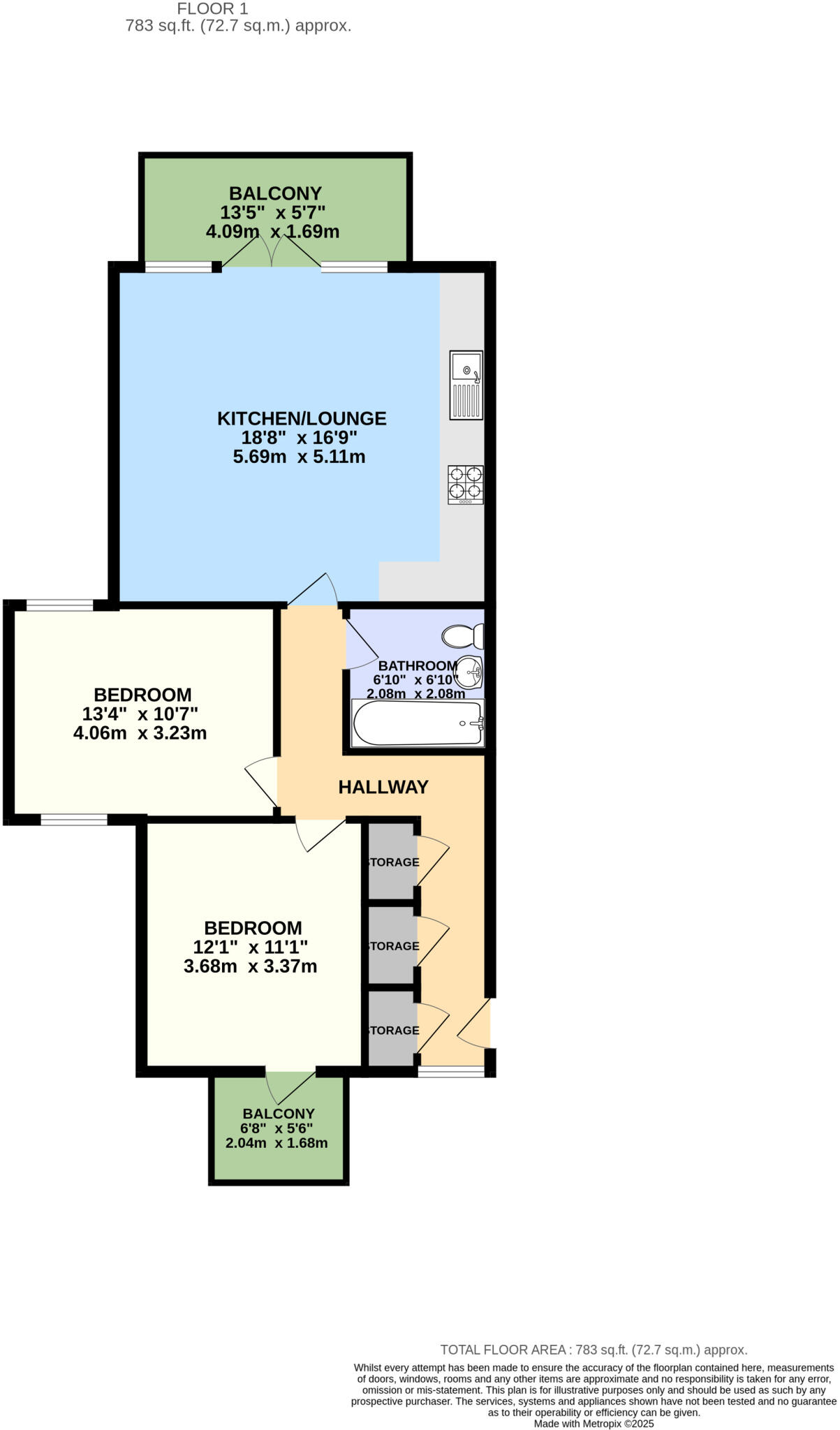 Fleming Road, Southall floorplan