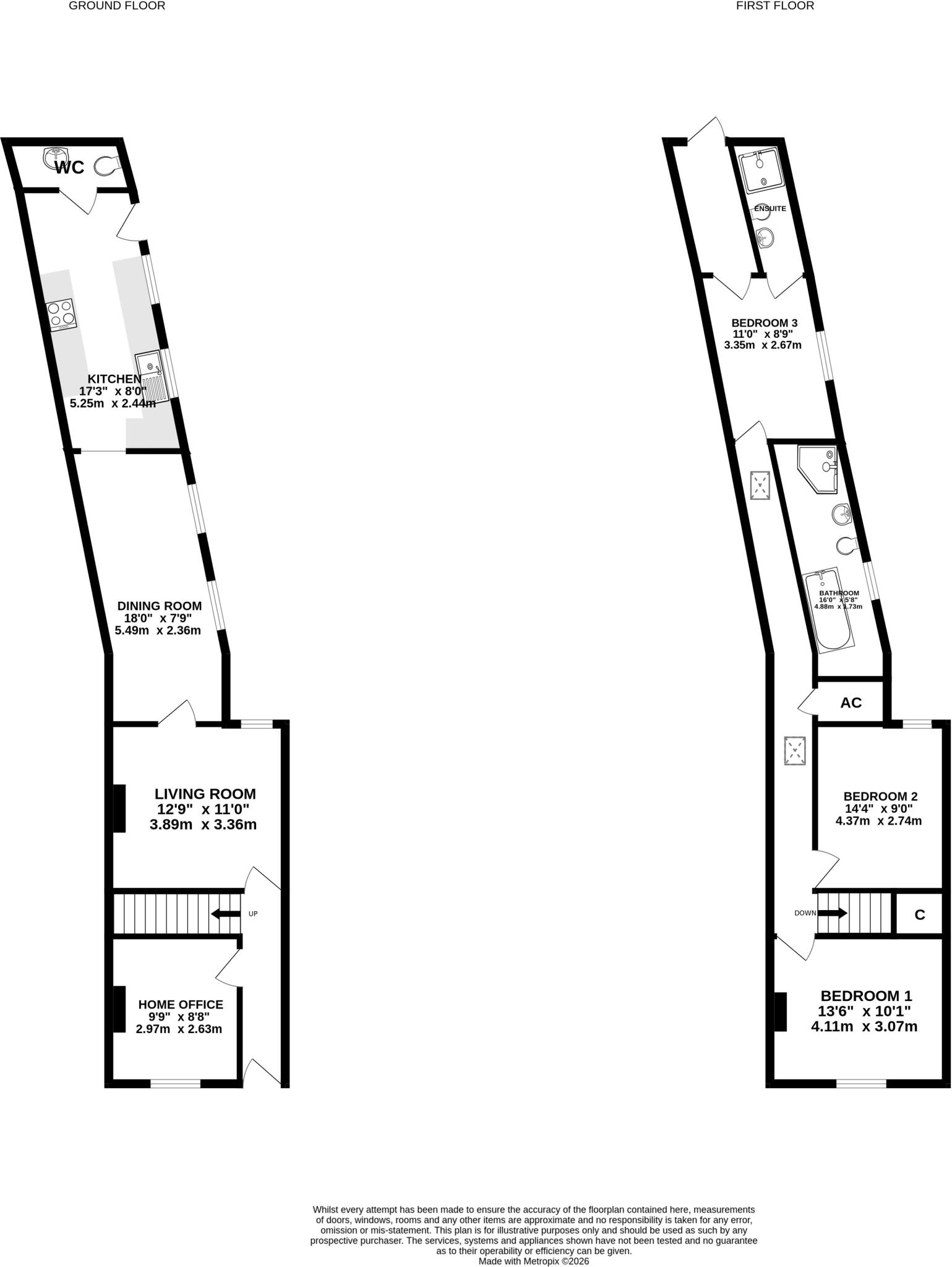 Silver Street, Milverton, Taunton, Somerset, TA4 floorplan