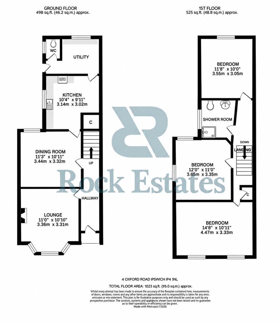 Oxford Road, Ipswich floorplan
