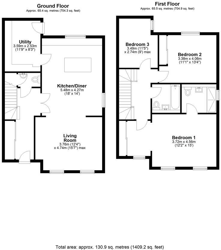 Coton Hill, Shrewsbury floorplan